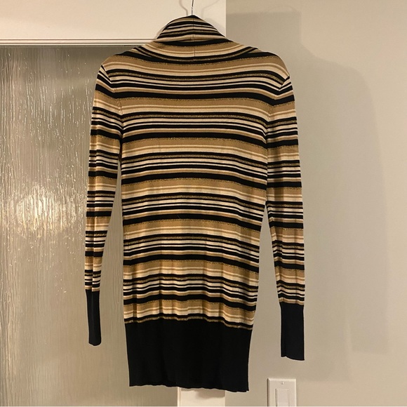 Suzy Shier Knit Sweater, Scoop Neck, Horizontal Stripes, Size Medium, EUC - Picture 3 of 4